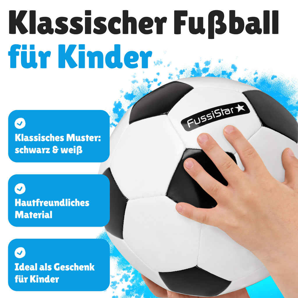 Klassischer Fußball in Größe 3 für Kinder