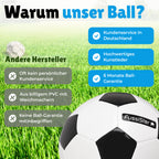 Klassischer Fußball in Größe 3 für Kinder
