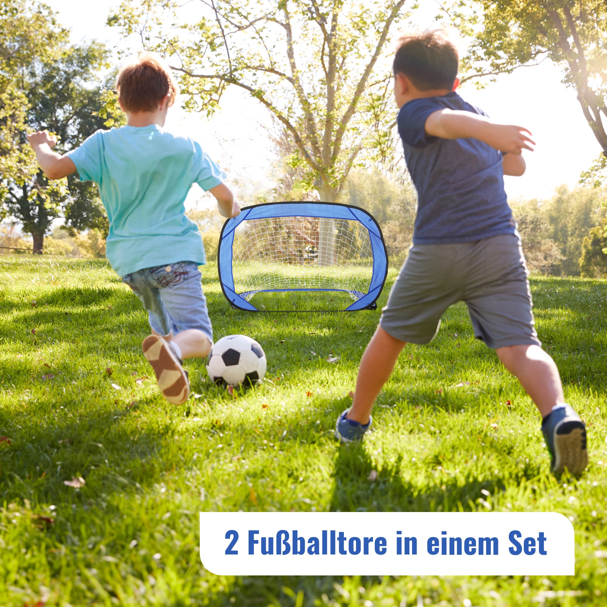 2er-Set Popup-Fußballtore